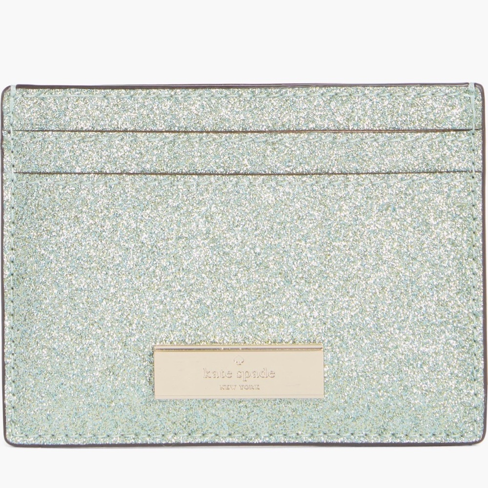 Kate Spade Kenzie Glitter Card Case